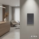 Interruptor Mecânico Steck Ambiente Conectado 4X2" 3 Módulos Zigbee Chumbo 9