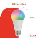 Lâmpada Rgb+ 12W Wi-Fi Ble Steck Ambiente Conectado 3
