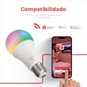 Lâmpada Rgb+ 12W Wi-Fi Ble Steck Ambiente Conectado 5