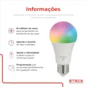 Lâmpada Rgb+ 12W Wi-Fi Ble Steck Ambiente Conectado 7