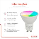 Lâmpada Spot Steck Ambiente Conectado 4,8W Rgb Cct Wi-Fi 7