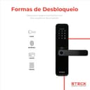 Fechadura Inteligente Wi-Fi Com Maçaneta E Biometria Steck Ambiente Conectado 8