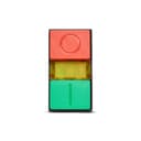 Botão Max Botãoton Duplo Lumin 1Na+1Nf 1Pl47 C/ Lamp Steck SLPDL2 0