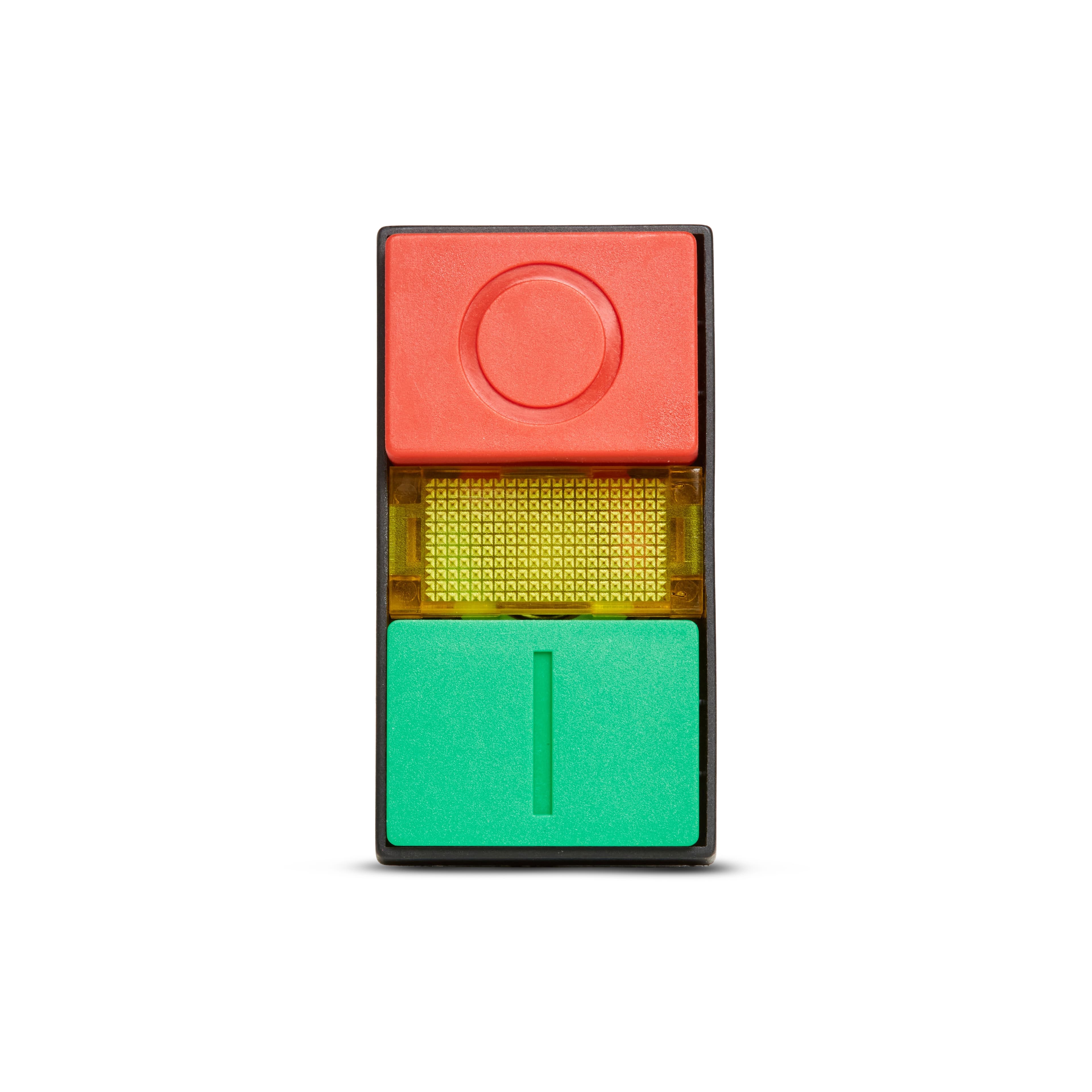 Botão Max Botãoton Duplo Lumin 1Na+1Nf 1Pl47 C/ Lamp Steck SLPDL2