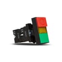 Botão Max Botãoton Duplo Lumin 1Na+1Nf 1Pl47 C/ Lamp Steck SLPDL2 1