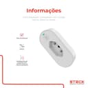 Plugue Inteligente 2P+T 20A Wi-Fi Steck Ambiente Conectado, SMCT2US2 6