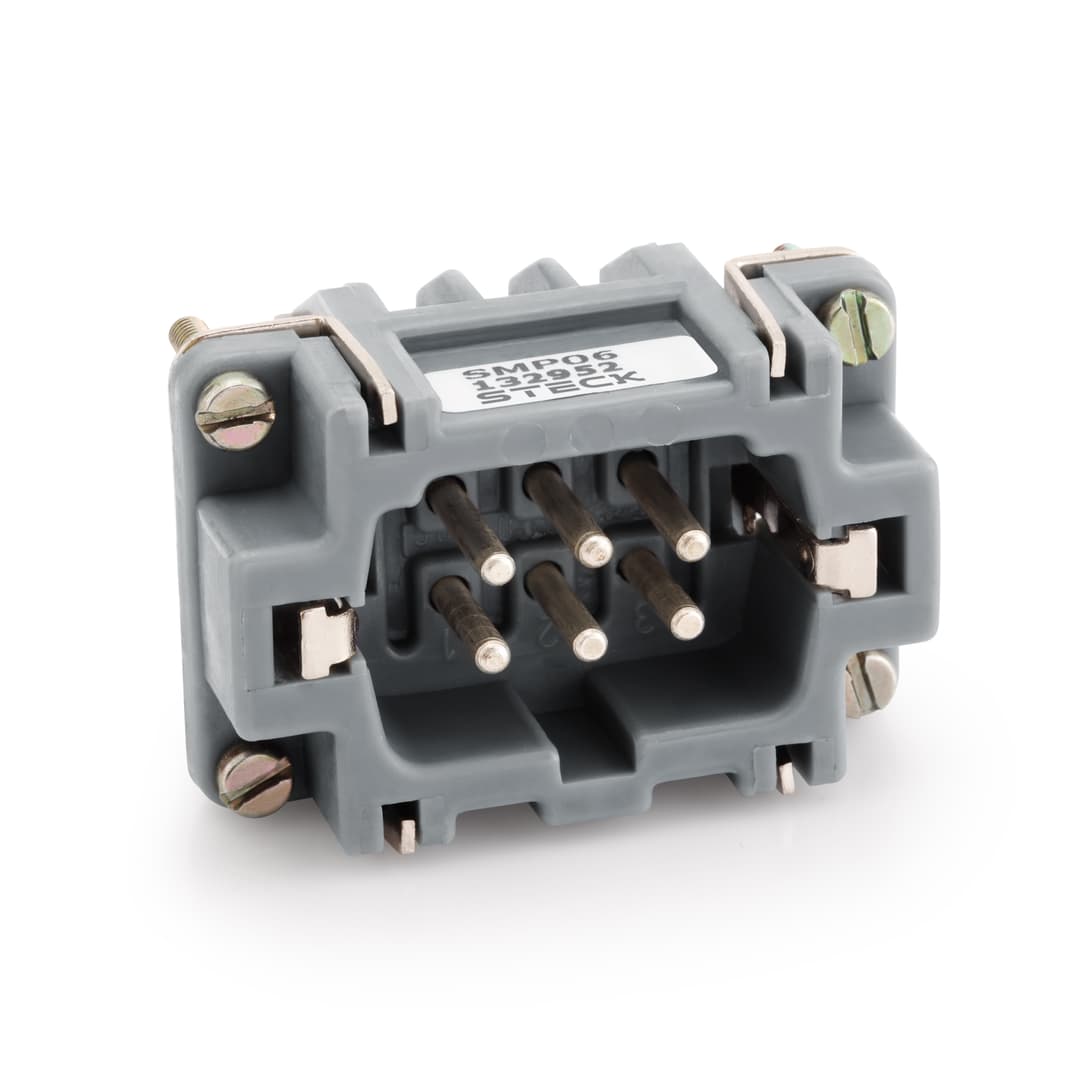 Miolo Tomada Ma Multip 6P 600V 16A Steck Smp06