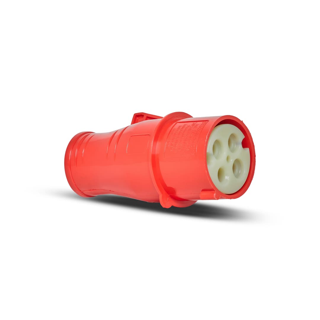 Plug Neg Brasikon 3P+T 16A 380/440V 6H Vm Ip44 Steck Sn4076
