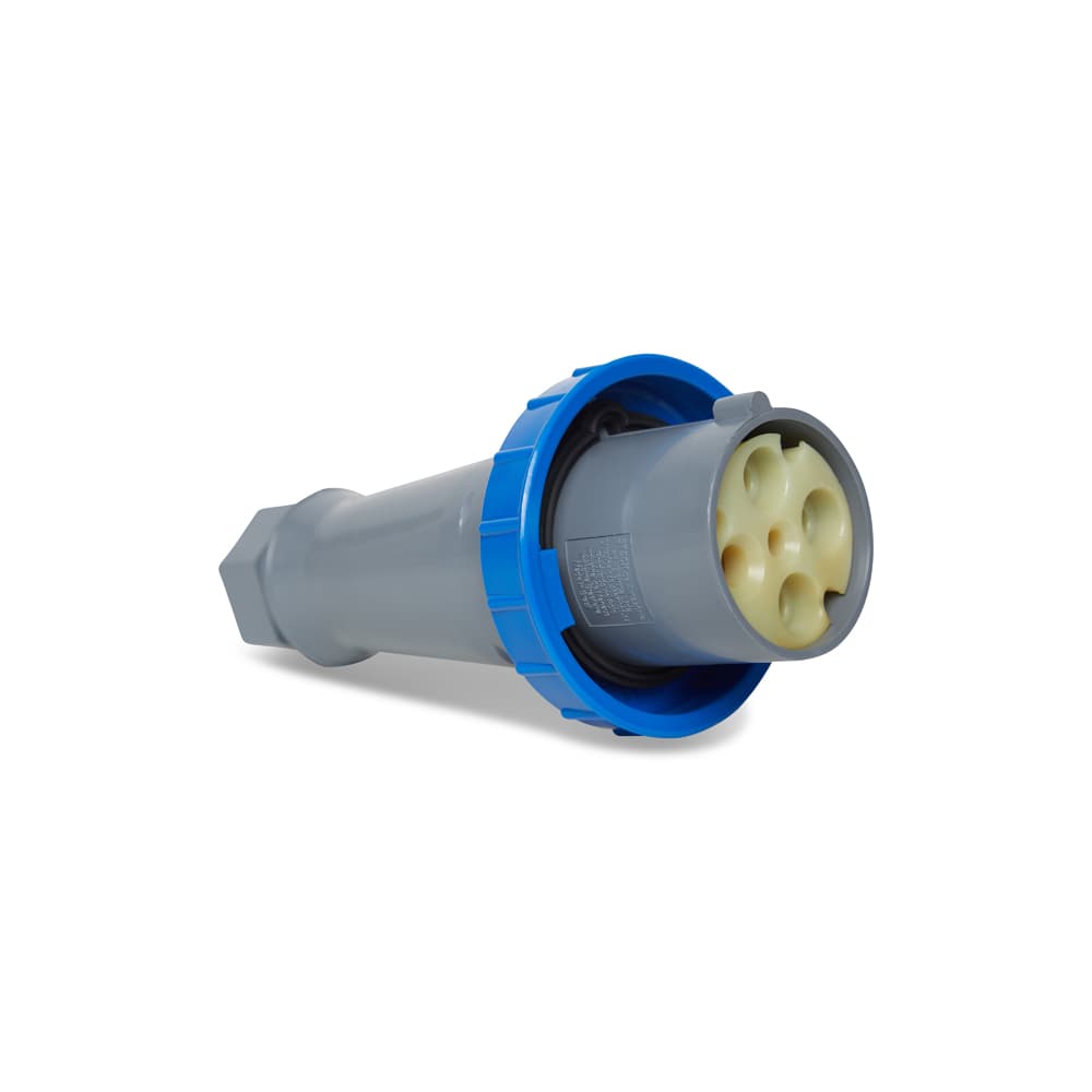 Plugue Neg Brasikon 3P+T 63A 200/250V 9H Az Ip67 Steck SN4579