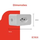Plugue Inteligente 2P+T 20A Wi-Fi Steck Ambiente Conectado 3