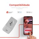 Plugue Inteligente 2P+T 20A Wi-Fi Steck Ambiente Conectado 4