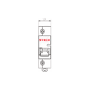 Disjuntor Serie Sd1 100A 1P 400V Curva C 10Ka Steck Sdd1C100 4