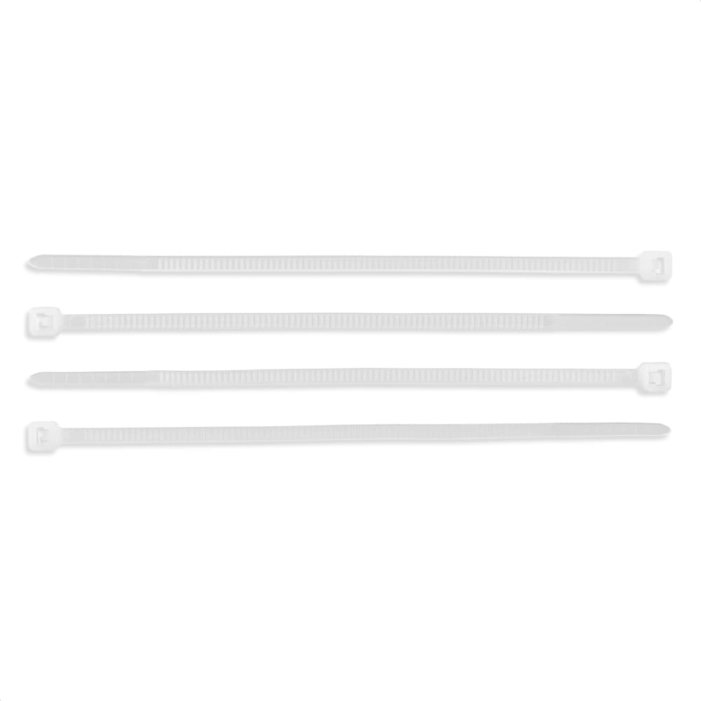 Abraçadeira Flexível 100X2,5Mm Branca Com 100 Unidades Steck Cab10025Br