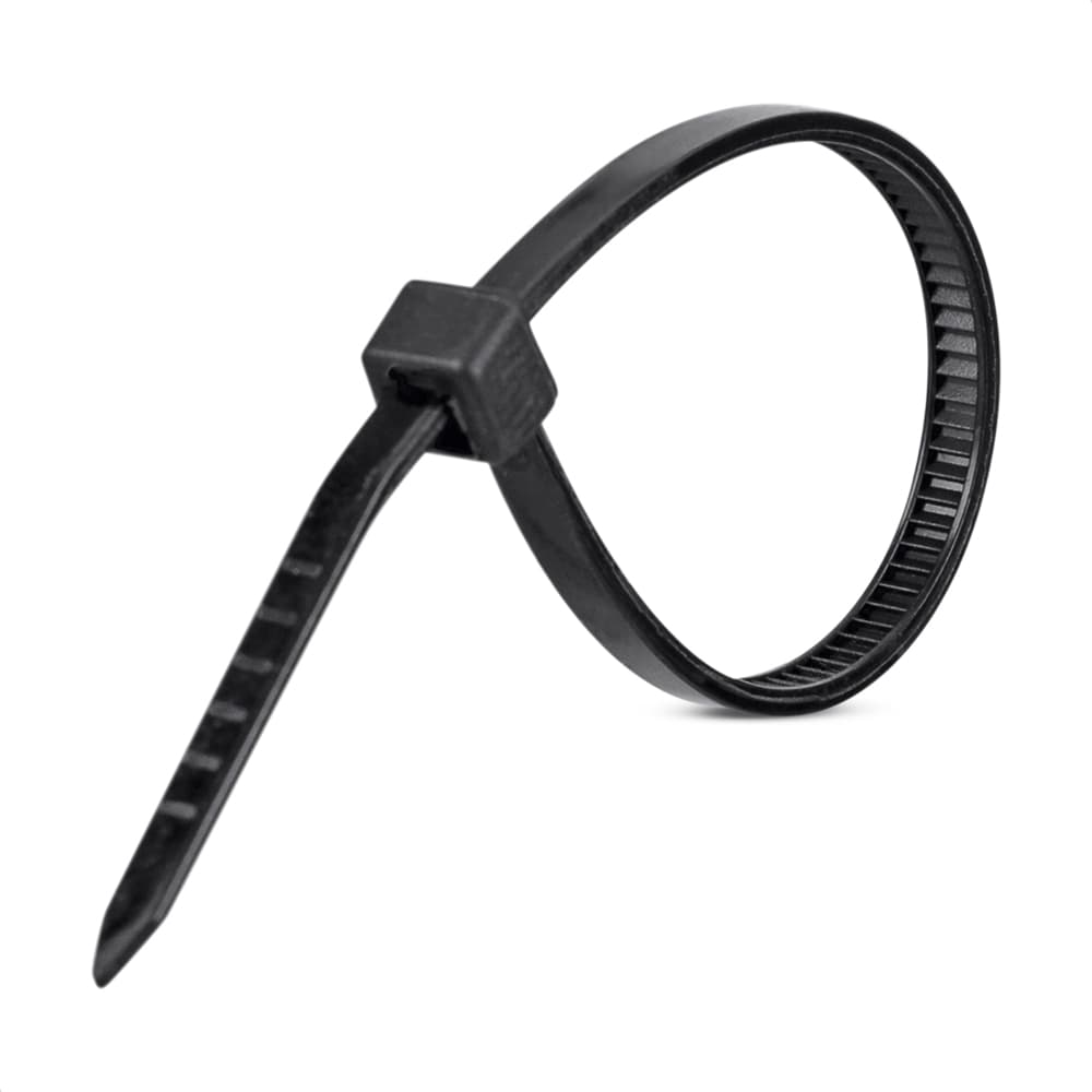 Abraçadeira Flexível 100X2,5Mm Preta Com 100 Unidades Steck Cab10025Pt