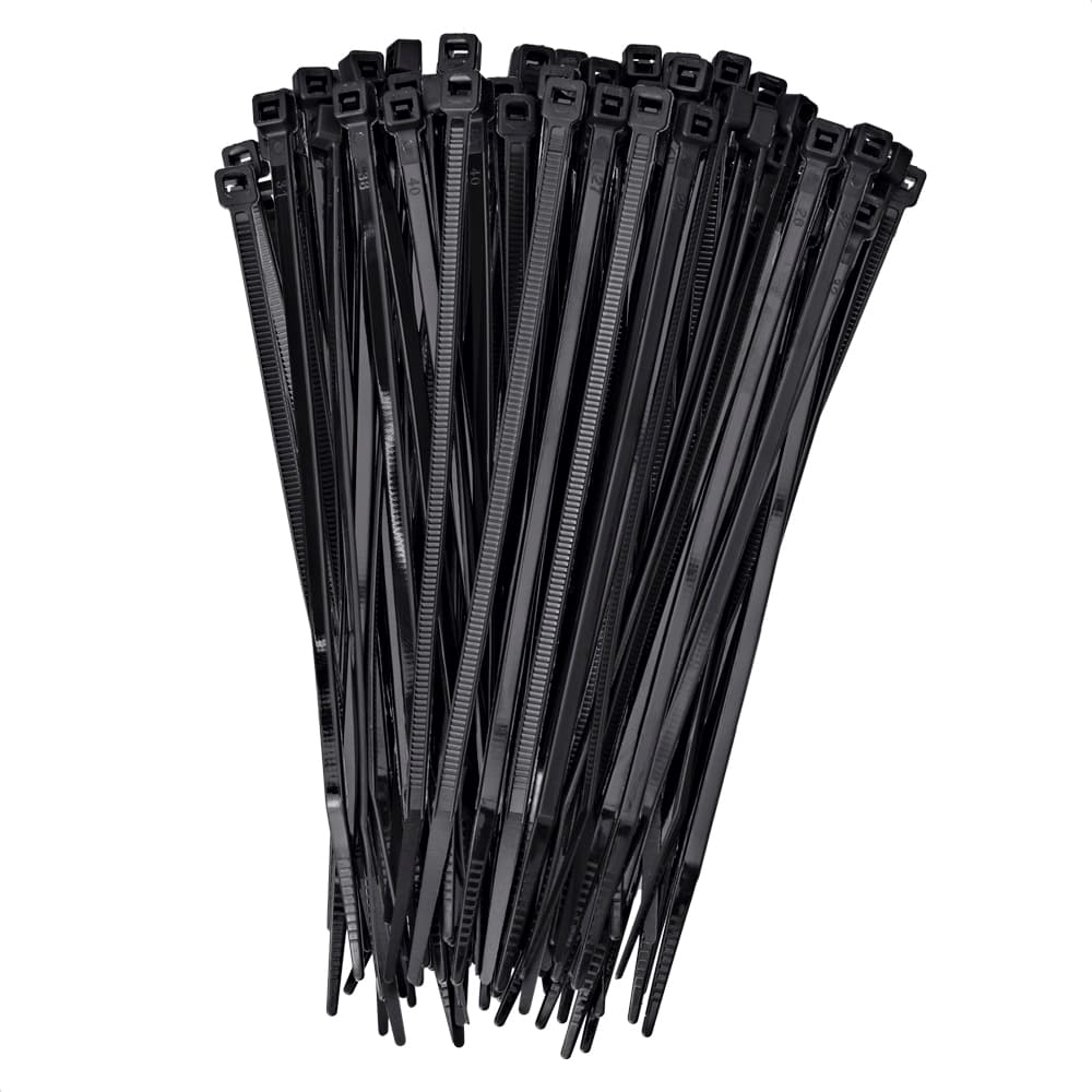 Abraçadeira Flexível 150X3,5Mm Preta Com 100 Peças Steck Cab15035Pt