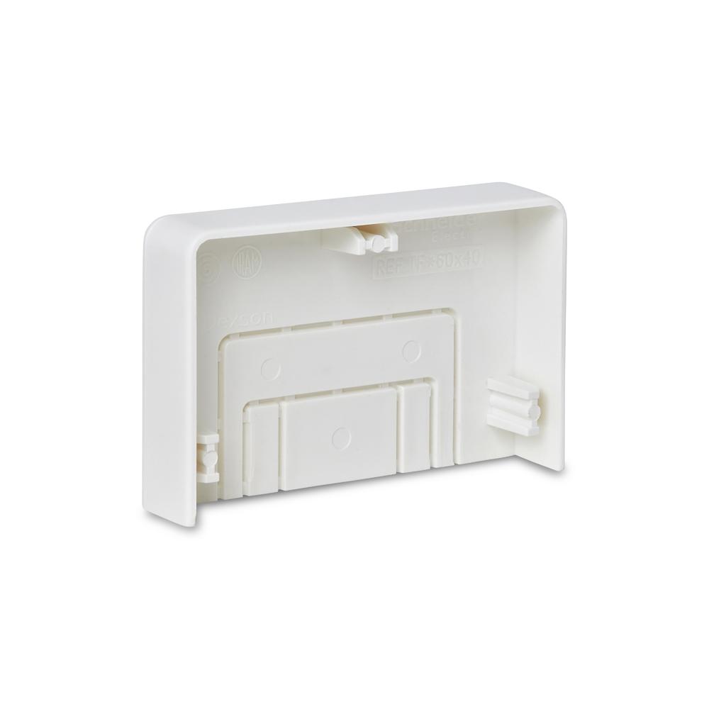 Tampa De Extremidade Dexson 60 X 40 Mm Branca , Schneider Electric, DXN11105