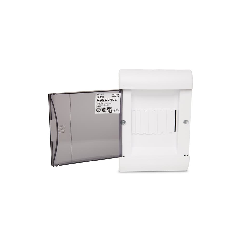 Quadro De Distribuição 12 Mód Porta Transparente Schneider Electric Ez9E3405