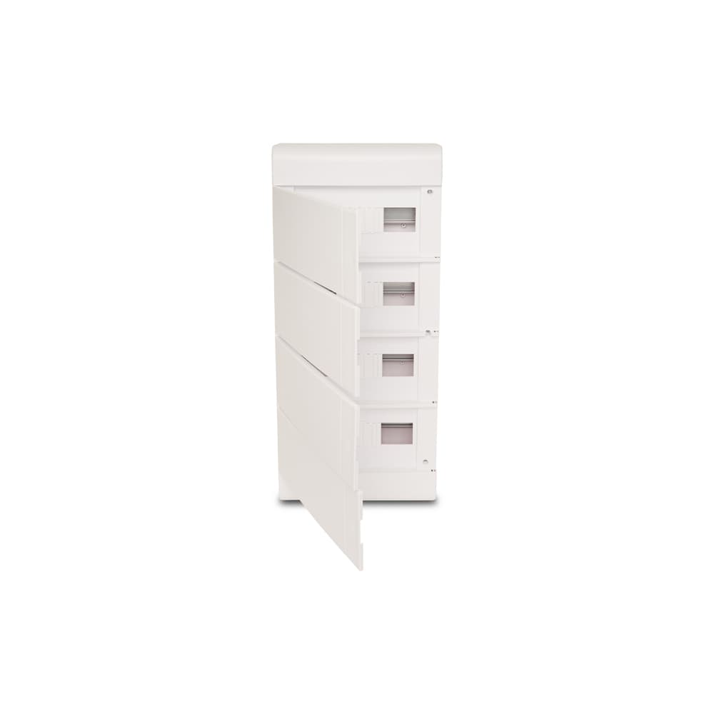 Quadro De Distribuição 08 Mód Porta Transp Sob Schneider Electric Ez9E3548