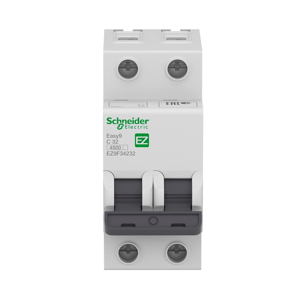 Disjuntor Easy9 2P 6A Curva B 3000A Ez9F13206 Schneider Electric Ez9F13206