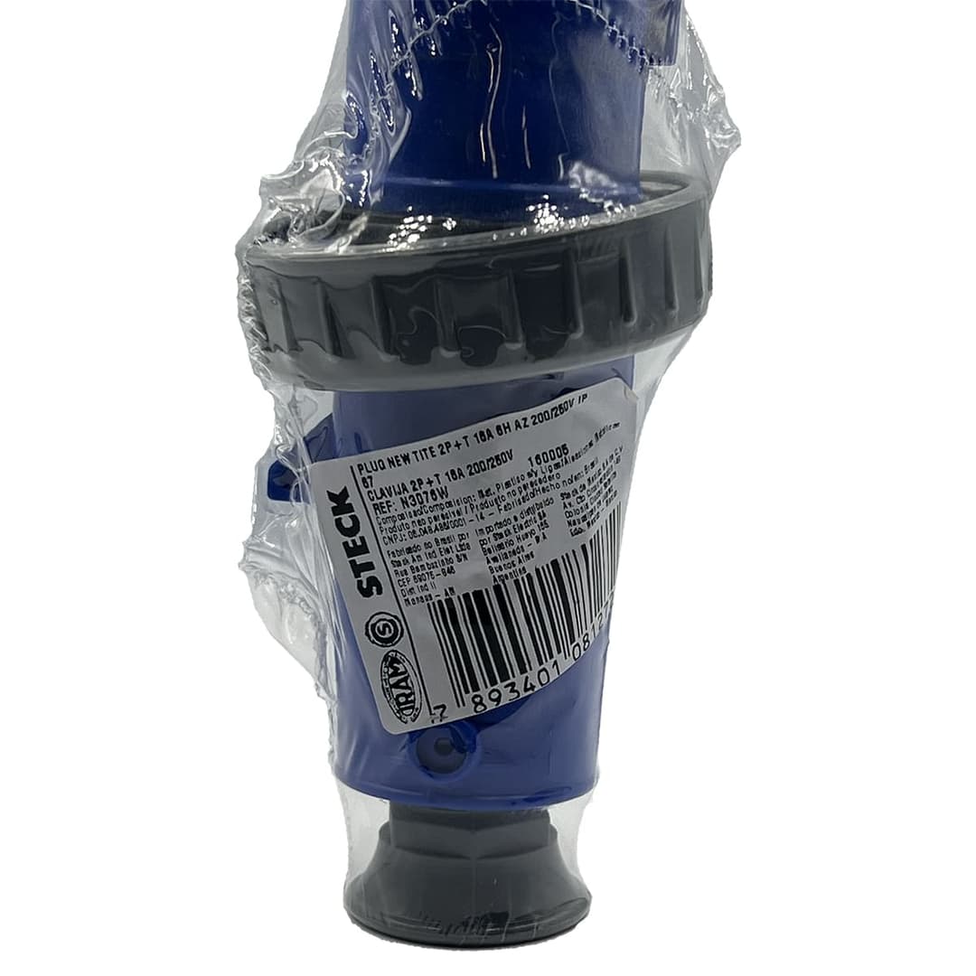 Plug New Tite 2P+T 16A 6H Az 200/250V Ip67 Steck N3076W