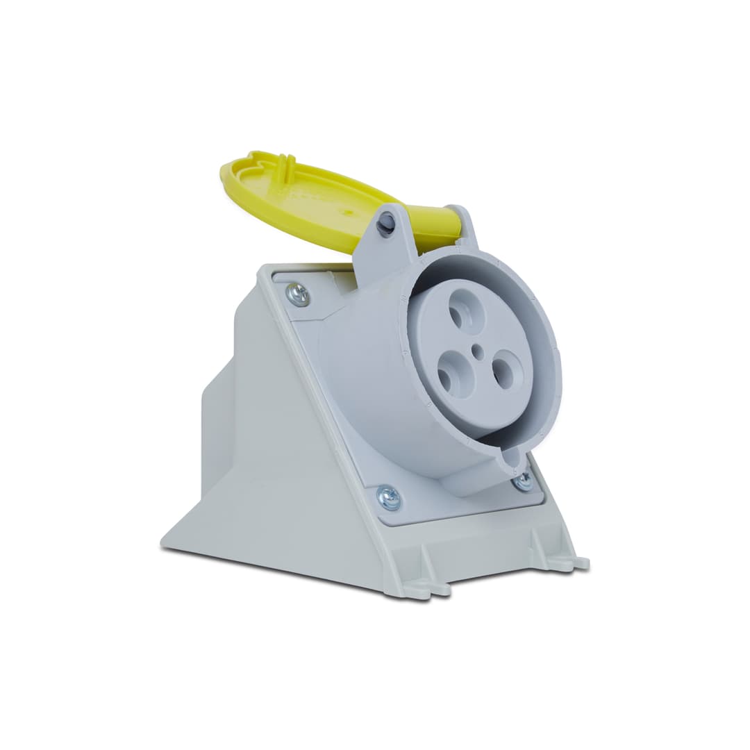 Tom Sob Newkon 2P+T 32A 100/130V 4H Am Ip44 Steck N3204