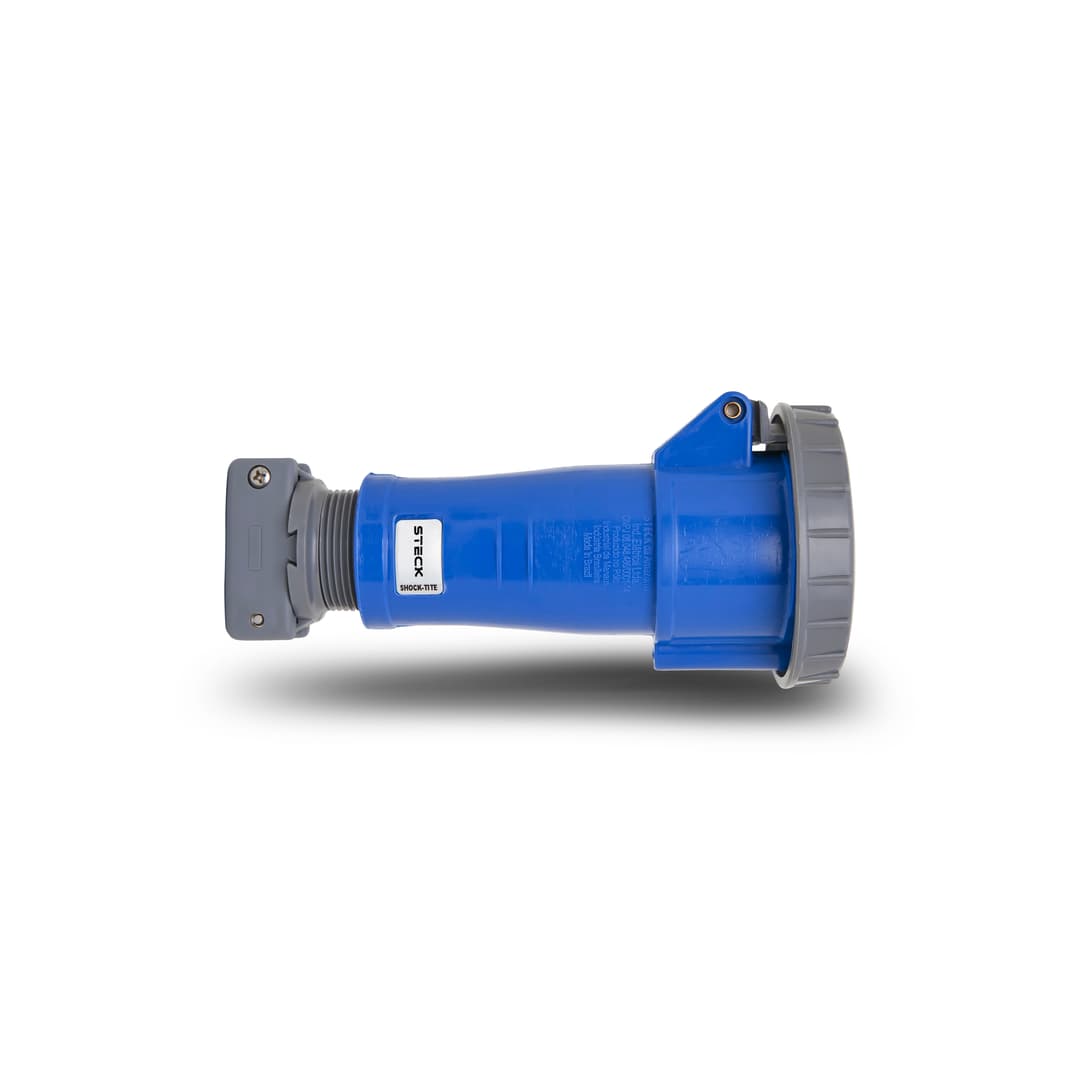 Acoplamento Shock Tite 2P+T 16A 200/250V 6H Az Ip67 Steck S3056W