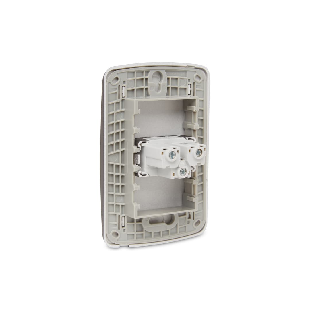Conjunto Tomada Br 2P+T 20A 250V Com Placa Grafite, Schneider Electric, S3B60351