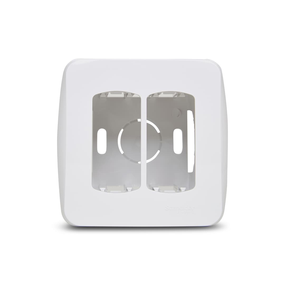 Caixa De Sobrepor Para 2 Modulos Branca, Schneider Electric, S3B76020