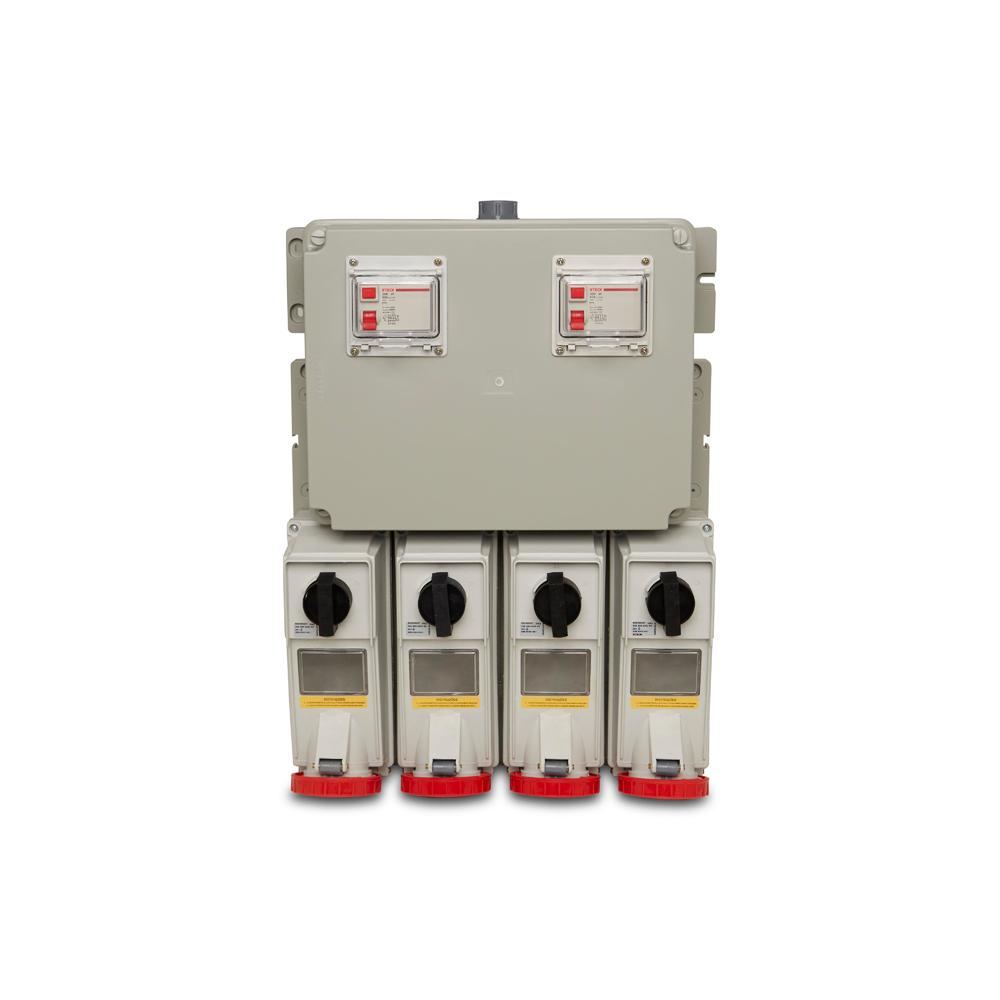 Conj Bq Mecan Surelock 3P+T 32A 380/440V 6H Tetra Steck S63300007