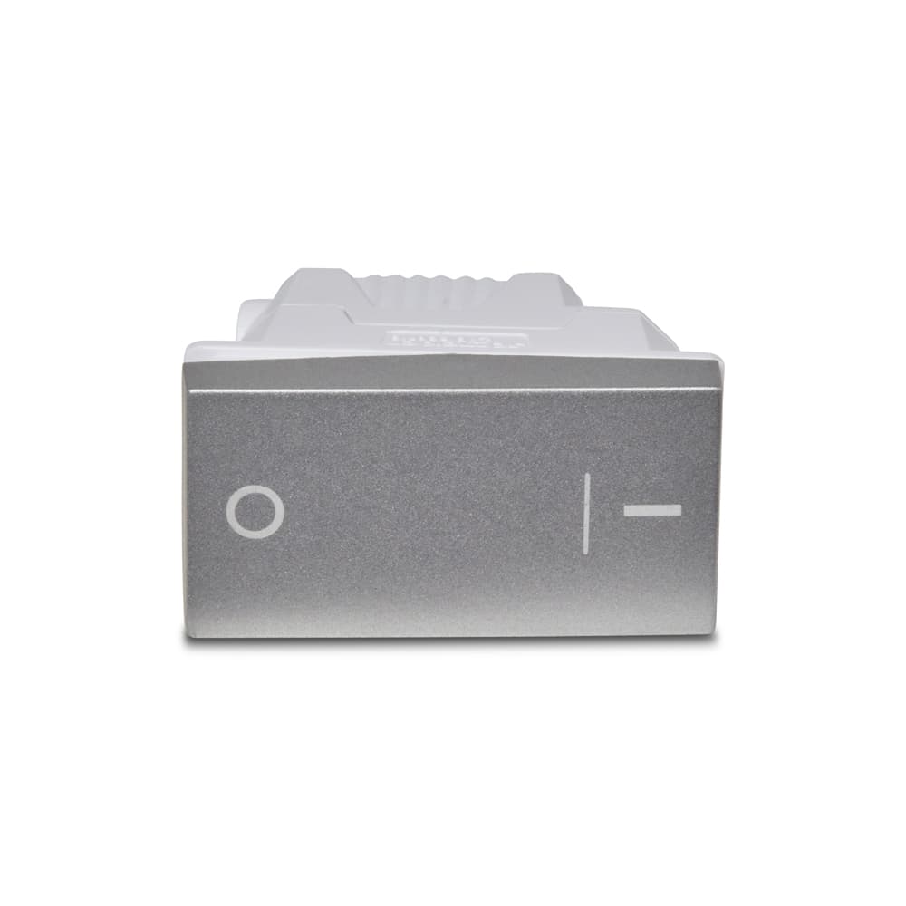 Modulo Interruptor Bipolar Simples 25A 250V 1M Aluminio, Schneider Electric, S70113174