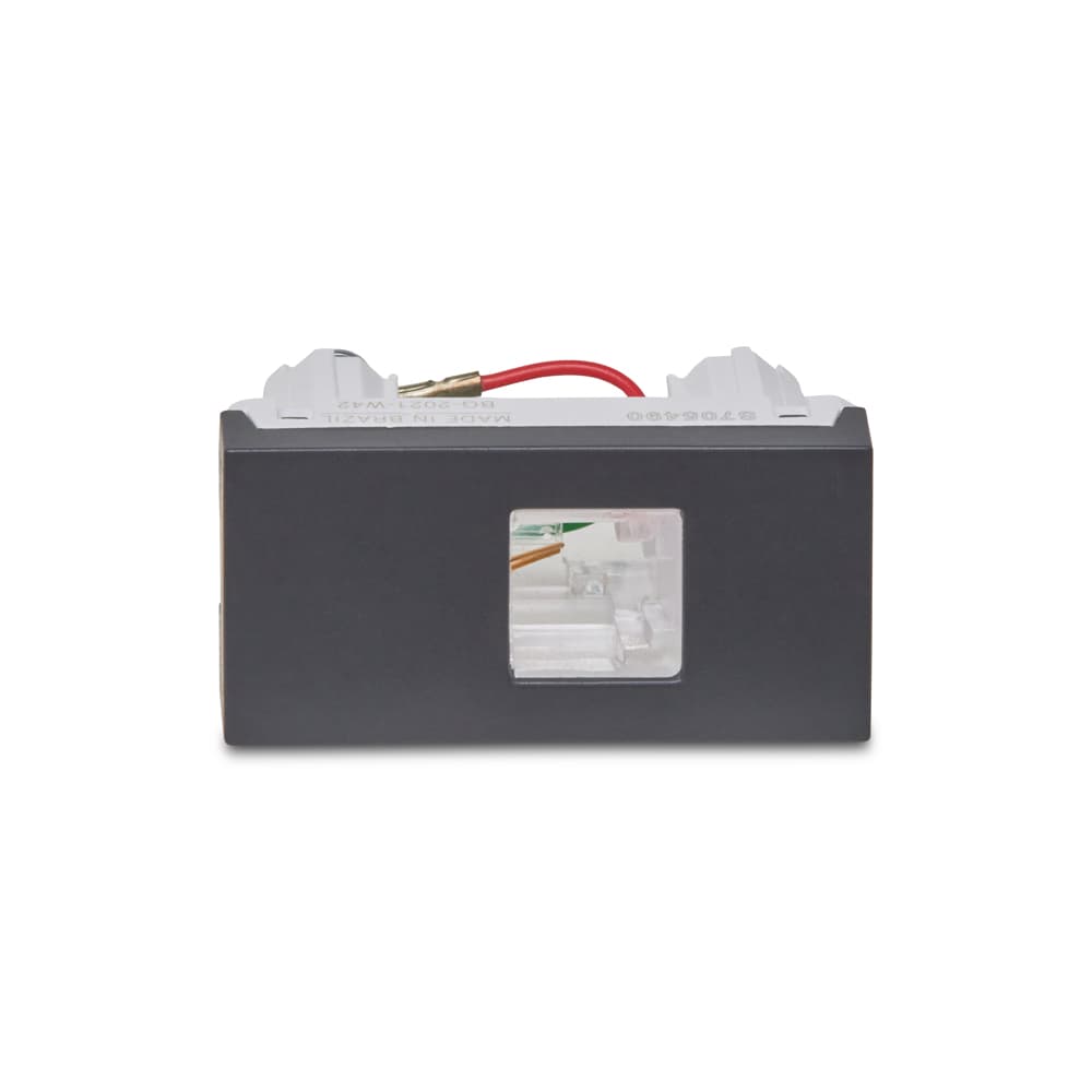 Modulo Tomada Rj11 (2 Fios) 1M Grafite, Schneider Electric, S70549094