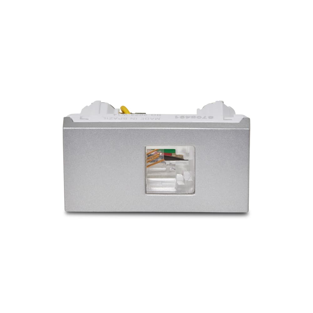 Modulo Tomada Rj11 (4 Fios) 1M Aluminio, Schneider Electric, S70549174