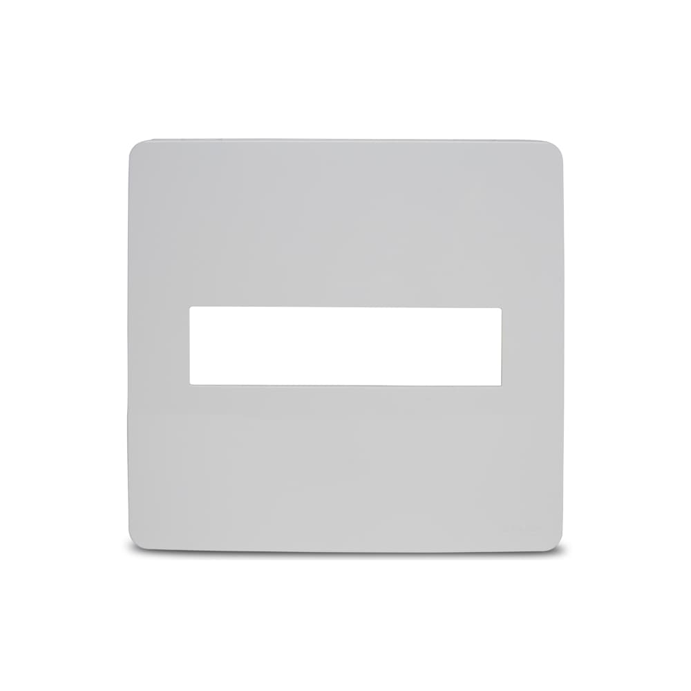Placa 4X4 2 Postos Antibacteriana Branca, Schneider Electric, S730201024