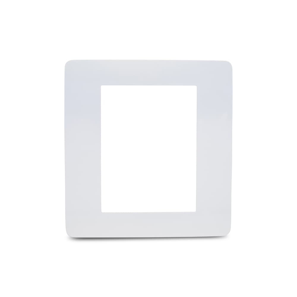 Placa 4X4 6 Postos Br/Chrome Soft, Schneider Electric, S732203409