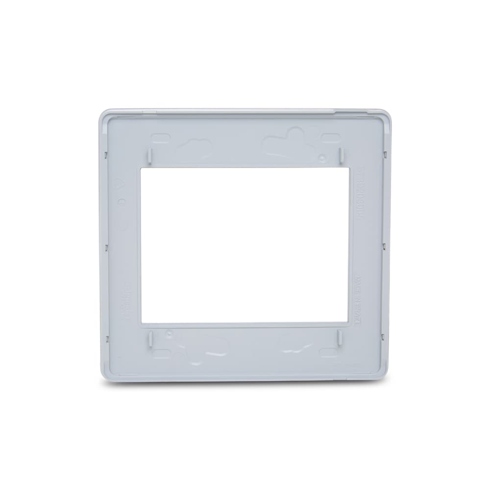 Placa 4X4 6 Postos Al/Chrome Satin Schneider Electric S732203509