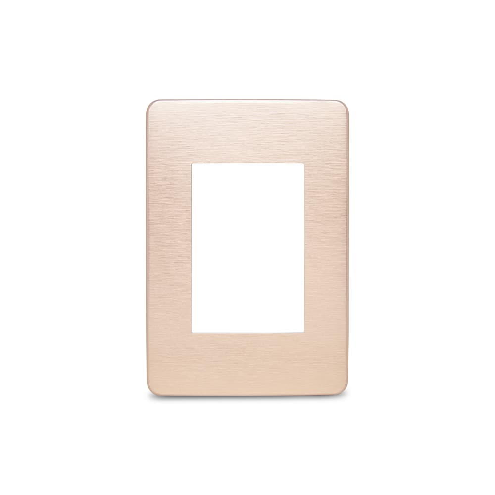Placa 4X2 3P Al/Alu Magma Copper Schneider Electric S733103759