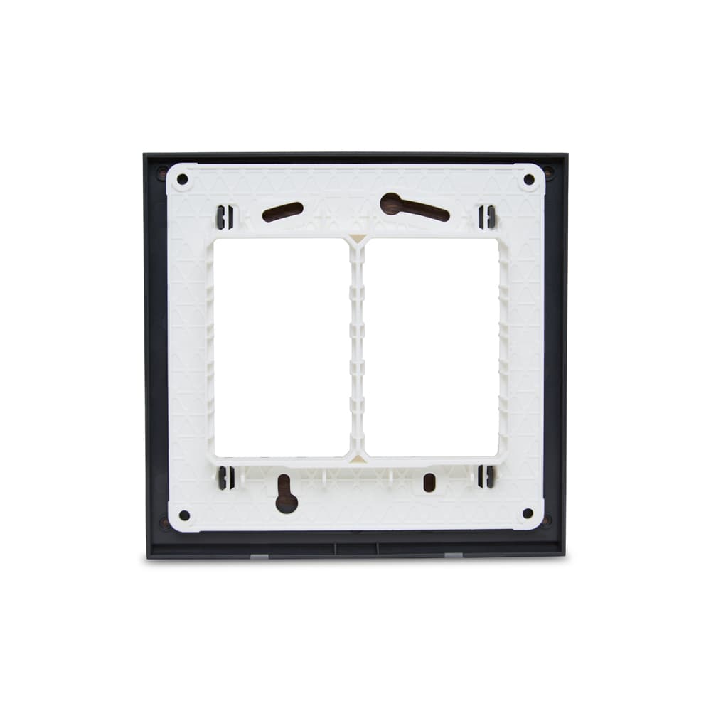 Placa+Suporte 4X4 6 Postos Class Gr/Wengue Wood , Schneider Electric, S734203839