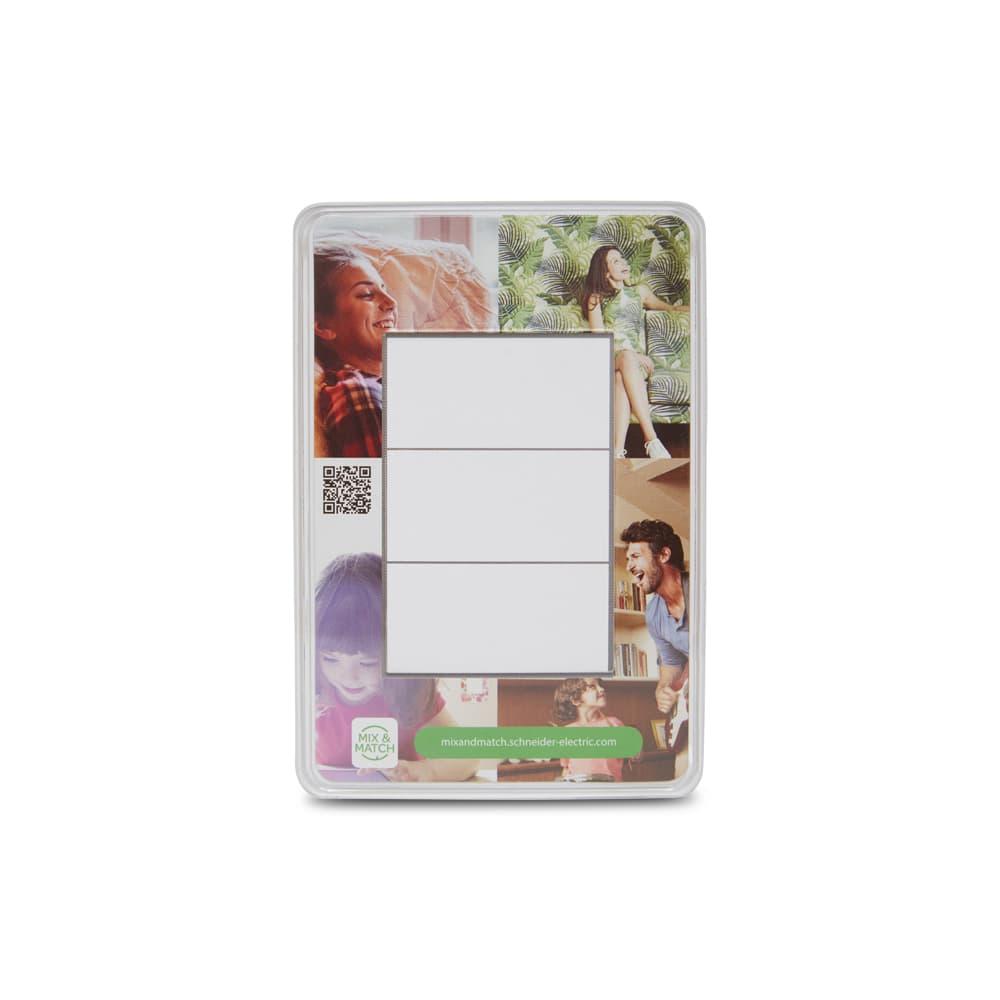 Placa 4X2 3 Postos Br/You, Schneider Electric, S739103009