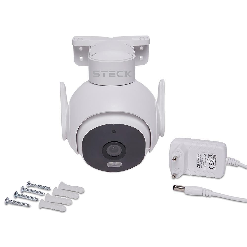Câmera De Segurança Externa Ptz 360 Wi-Fi Full Hd Ip65 Scam4Bs1 Steck Ambiente Conectado