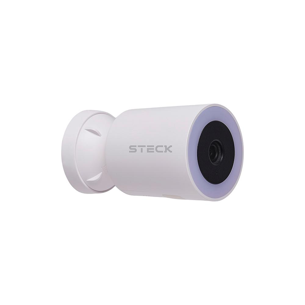Câmera De Segurança Externa Fixa Light C/ Visão Noturna Colorida Wi-Fi Resolução 2K Ip65 Scam5Bs1 Steck Ambiente Conectado