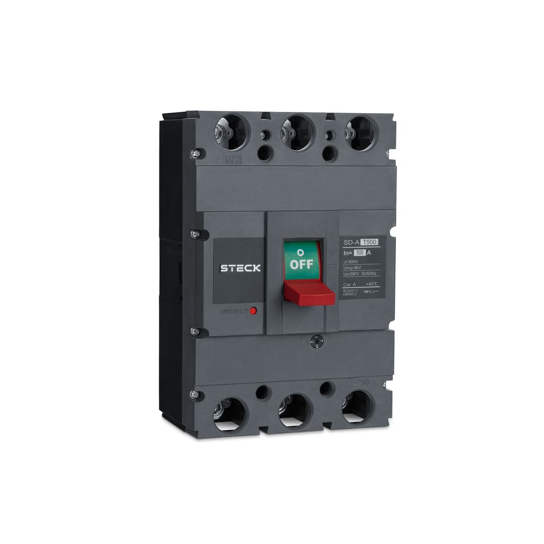 Disj Caixa Mold Markis Trip T630 500A 690V Term.Aj Steck Sdat500