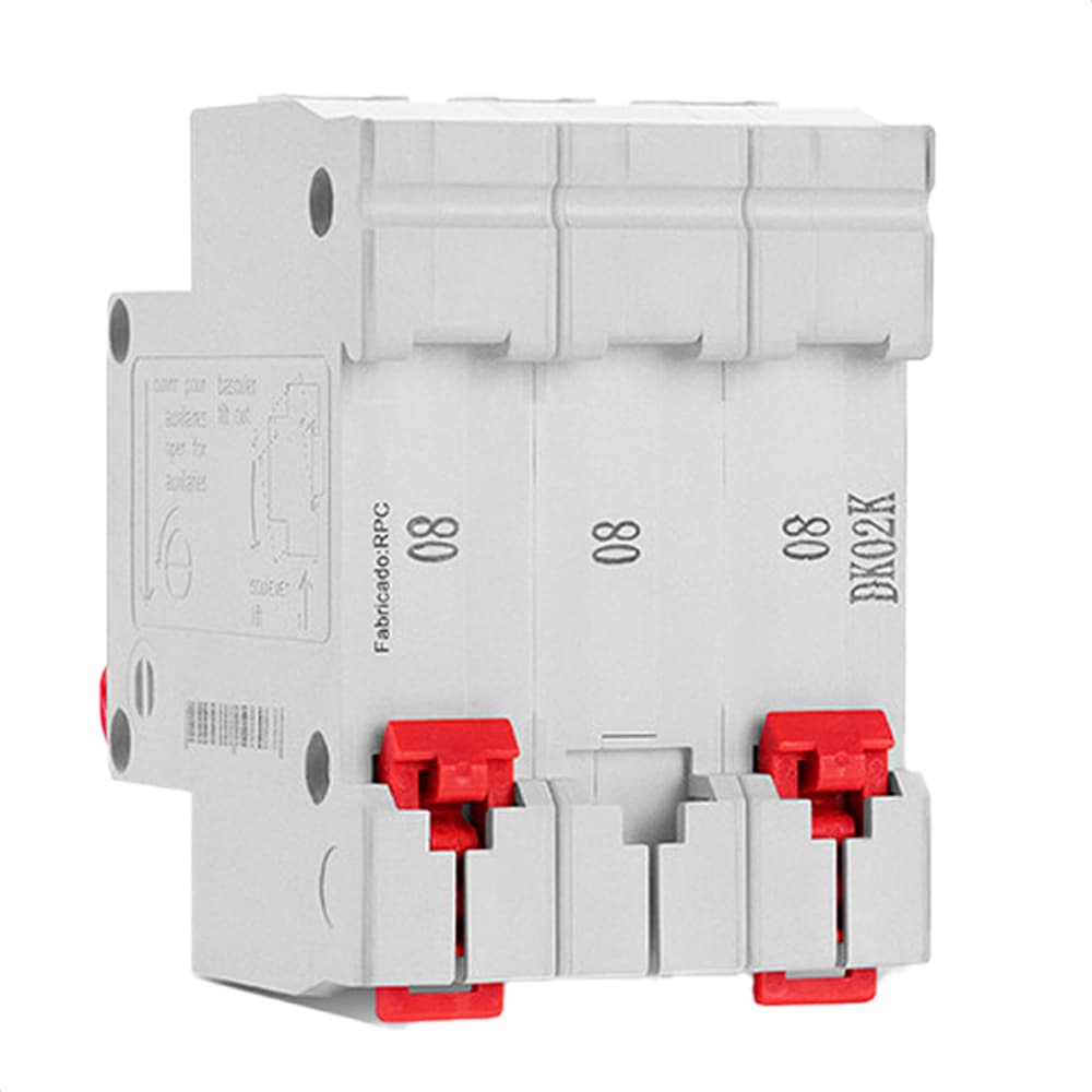 Disjuntor Serie Sd63 6A 3P 400V Curva C 3Ka Steck Sdd63C06