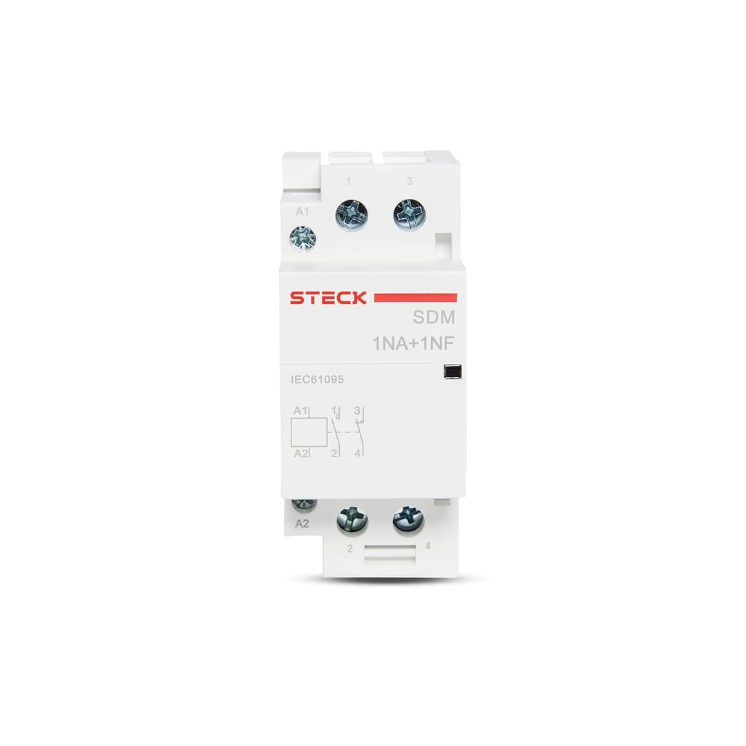 Cont Mod 0Na+2Nf 40A 230Vac 50/60Hz Bob230V Steck Sdm4002M