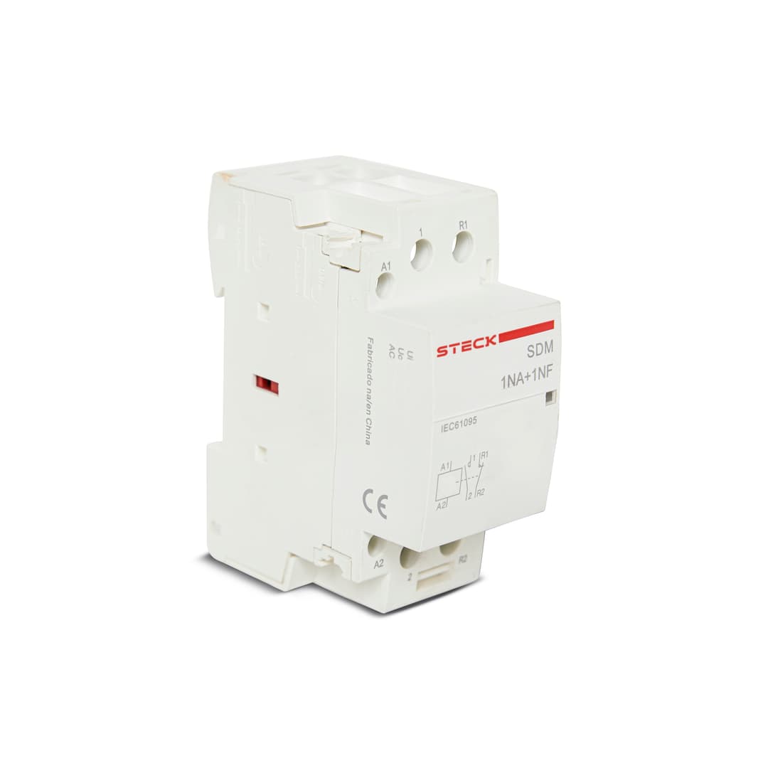 Cont Mod 2Na+2Nf 63A 400Vac 50/60Hz Bob230V Steck Sdm6322M