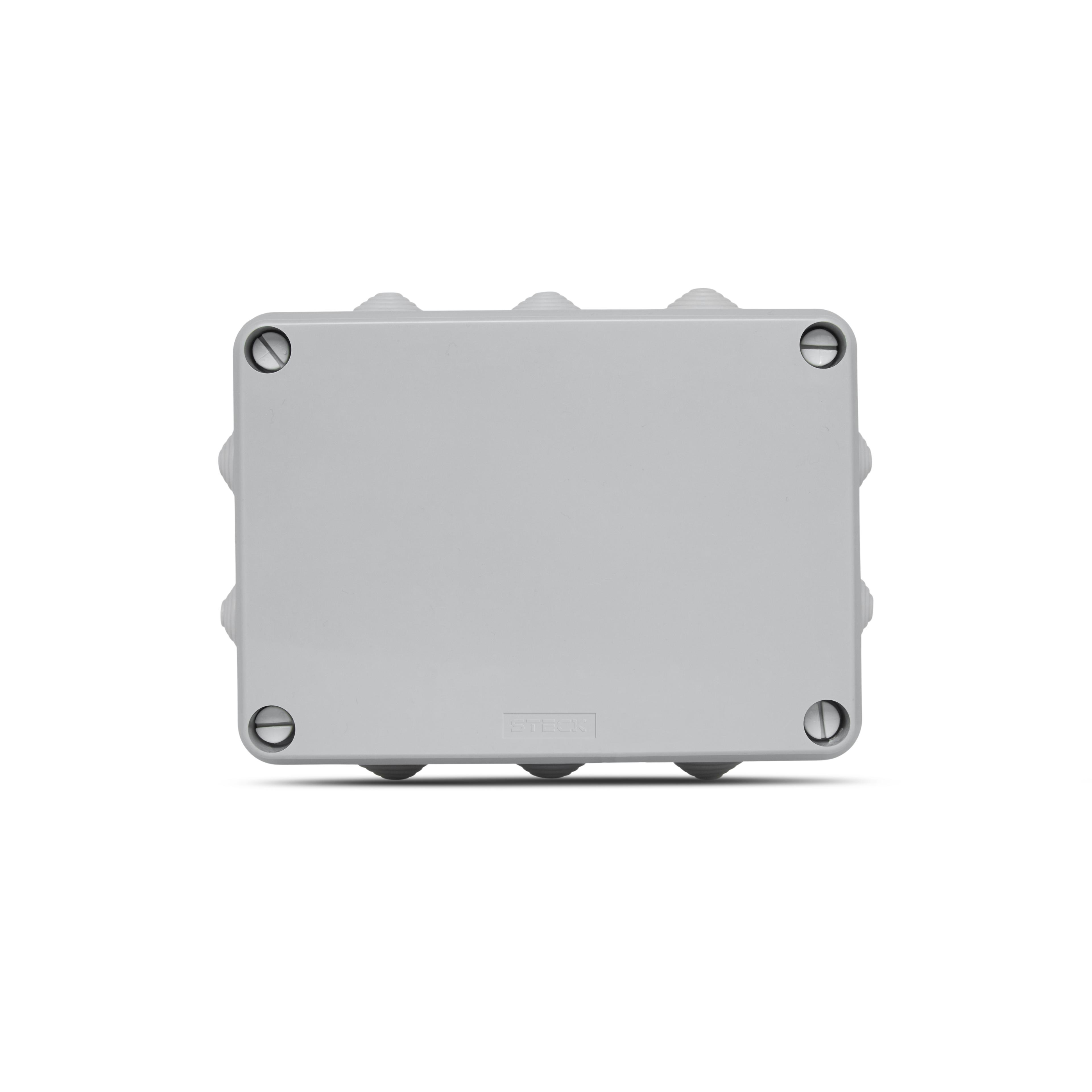 Caixa Pass 154X110X70Mm 10Emb Cz Opaca Ip55 Steck Ssv161