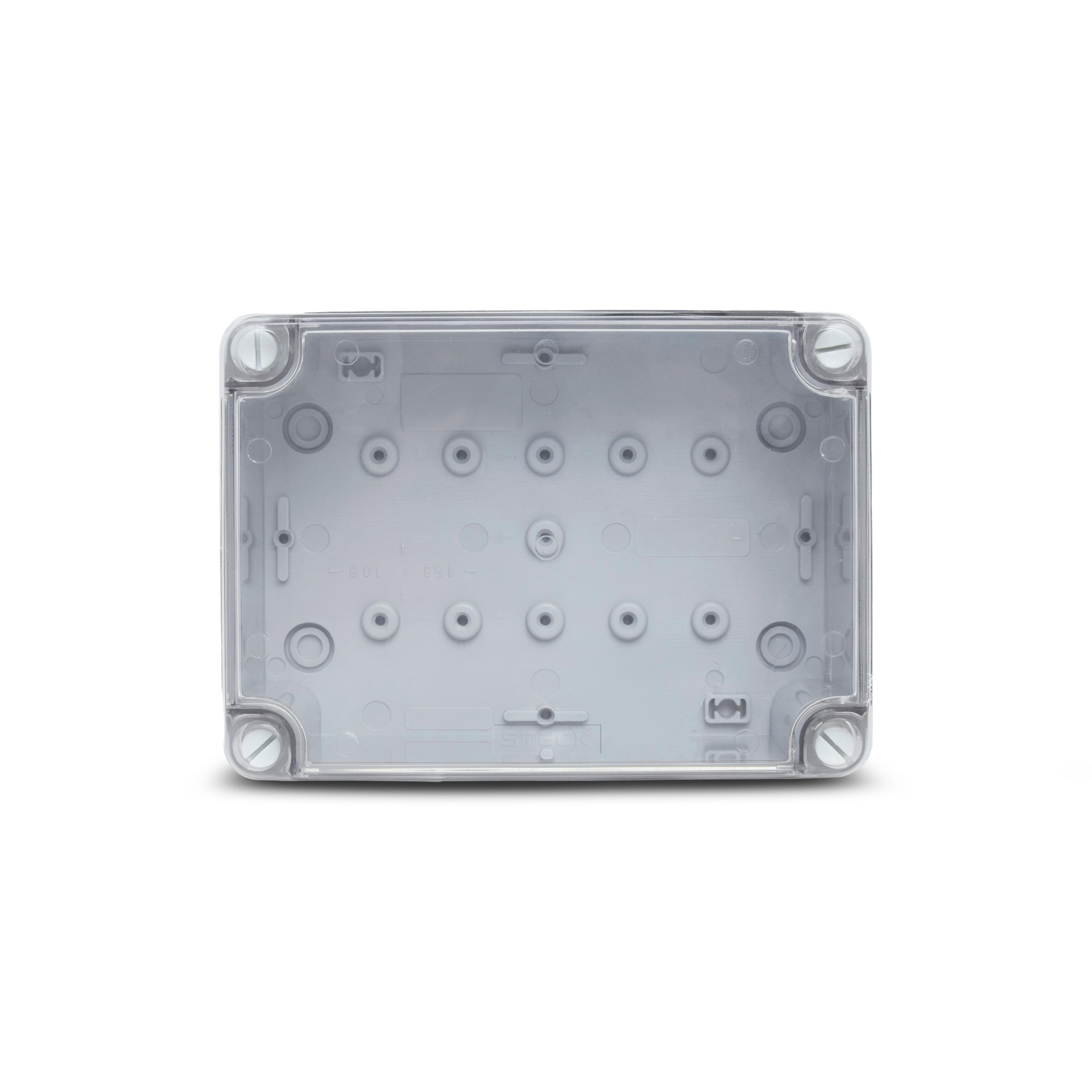 Caixa Pass 154X110X70Mm Cega Cz Trans Ip55 Steck Stx161